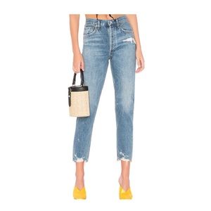 Agolde Jamie High Rise Classic in Grade